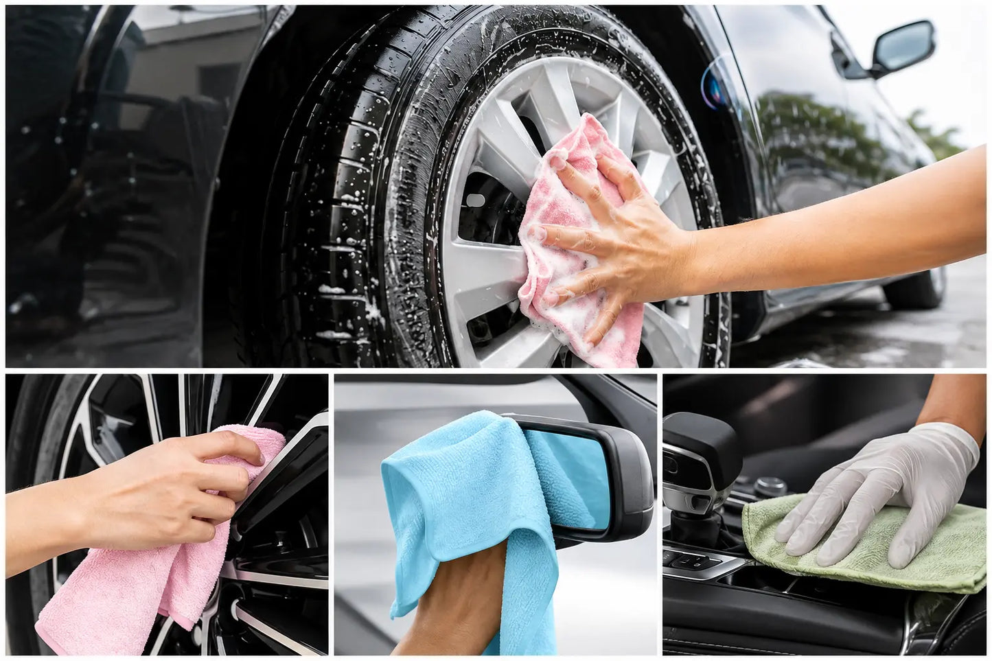Reusable Kitchen Cleaning Cloth Roll – Washable & Quick Cleaning Wipes